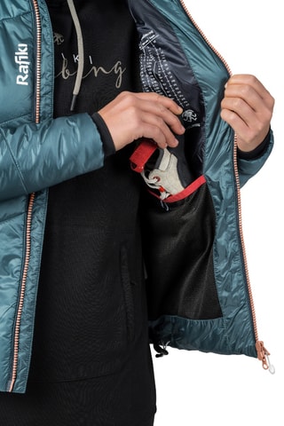 Casaco com capuz - Verde-água