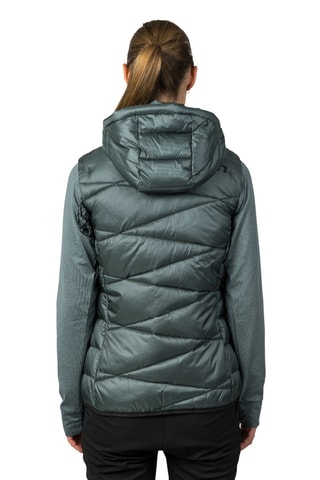 Colete acolchoado de caminhada - Verde-escuro