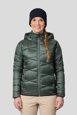 Blusão com capuz - Verde-escuro