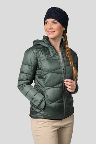 Blusão com capuz - Verde-escuro