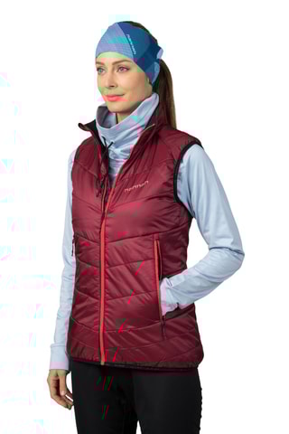 Colete acolchoado - Vermelho-escuro