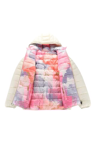 Blusão reversível - Salmão e branco