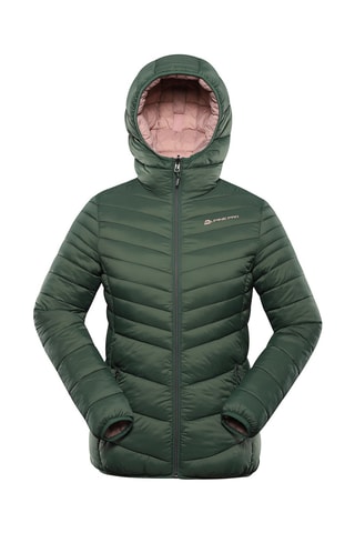 Blusão reversível com capuz - Verde-escuro