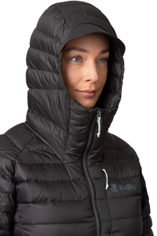  Casaco polar de escalada com capuz - Preto