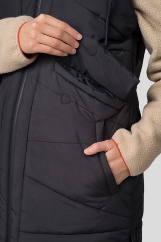 Colete acolchoado - Preto e antracite