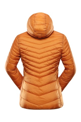 Blusão reversível com capuz - Branco e laranja