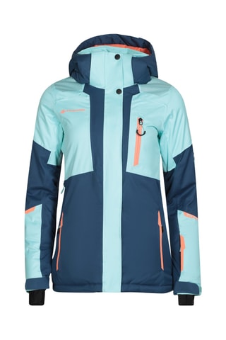 Coupe-vent à capuche - Bleu cobalt et turquoise