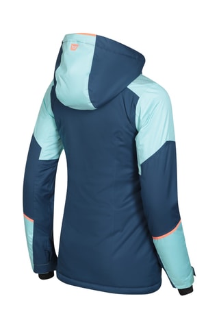 Coupe-vent à capuche - Bleu cobalt et turquoise