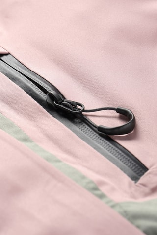 Corta-vento com capuz - Cinzento-claro e malva