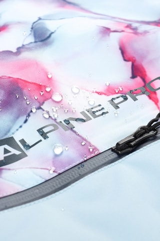 Casaco de esqui tie and dye - Azul-celeste e branco