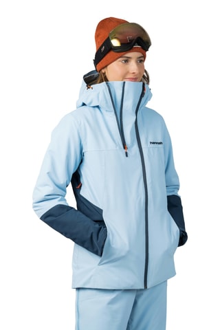 Corta-vento com capuz - Azul-celeste e azul-marinho