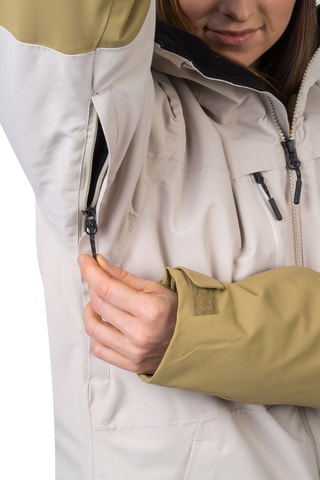 Casaco de esqui com capuz - Cinzento-claro