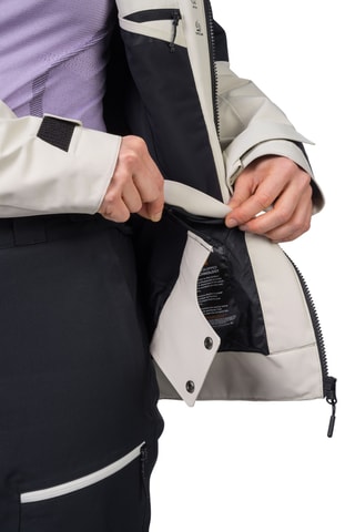 Casaco de esqui com capuz - Cinzento-claro e antracite