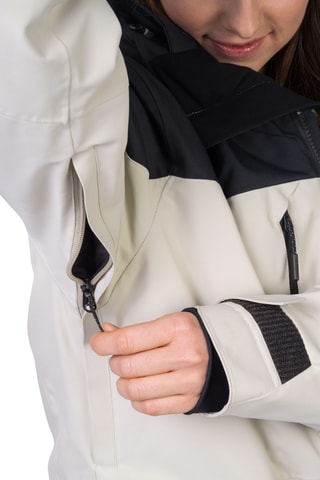 Casaco de esqui com capuz - Cinzento-claro e antracite