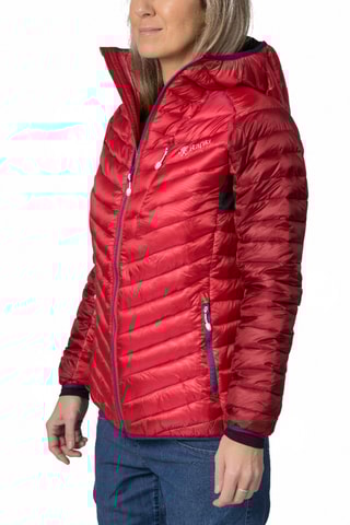 Casaco de escalada com capuz - Vermelho