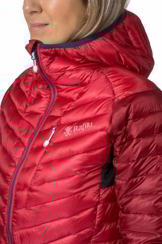 Casaco de escalada com capuz - Vermelho