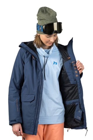Casaco de esqui com capuz - Índigo
