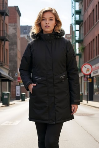 Veste à capuche - Noir