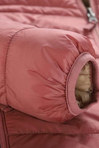 Blusão reversível com capuz - Rosa