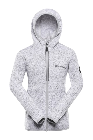 Sweat com capuz - Branco mesclado