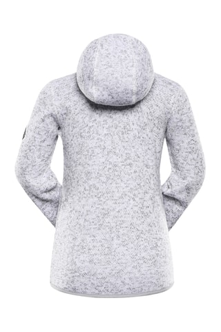 Sweat com capuz - Branco mesclado