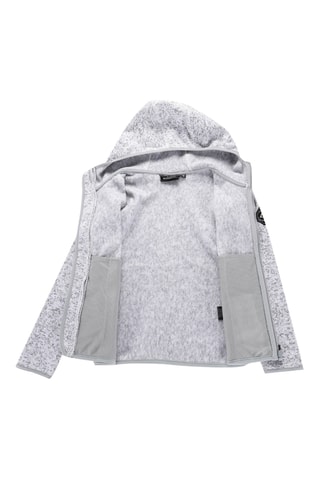 Sweat com capuz - Branco mesclado