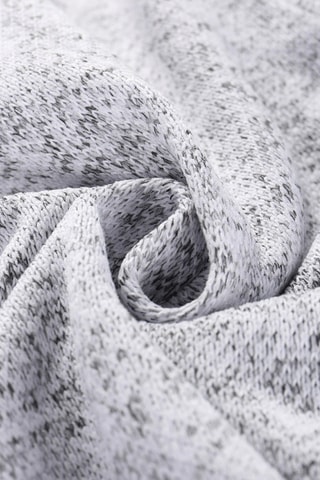 Sweat com capuz - Branco mesclado