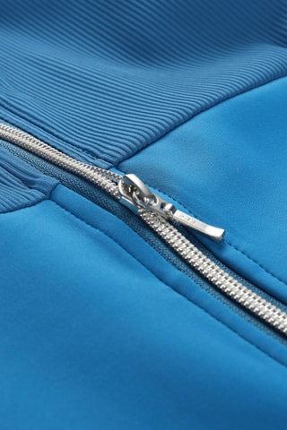 Casaco bi-matéria - Azul-cobalto