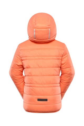 Blusão com capuz reversível - Laranja e rosa 