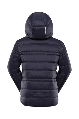 Blusão reversível com capuz - Azul