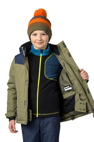 Casaco com capuz - Verde-azeitona