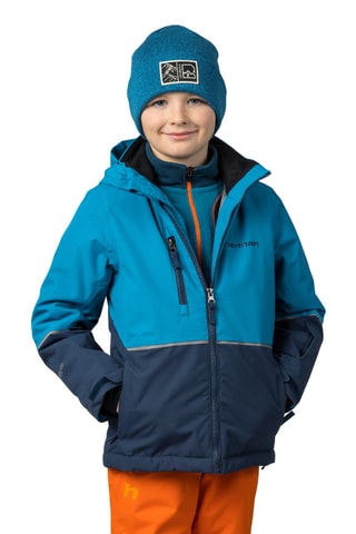 Casaco de esqui com capuz - Azul