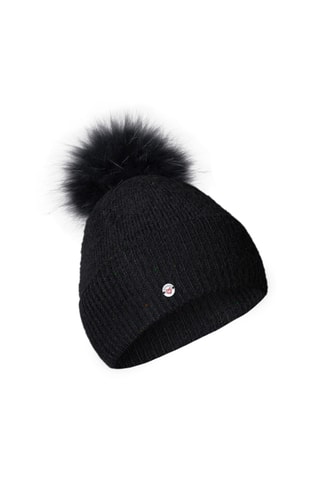 Gorro com pompom - Antracite