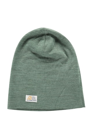 Gorro em lã merino - Verde-claro