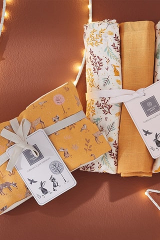 3 langes Sous Bois - Ivoire et camel