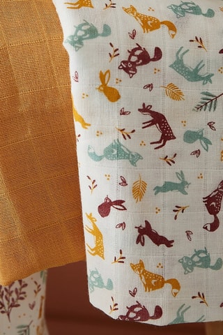 3 langes Sous Bois - Ivoire et camel