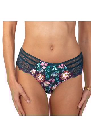 Tanga Christie - Bleu nuit et mauve