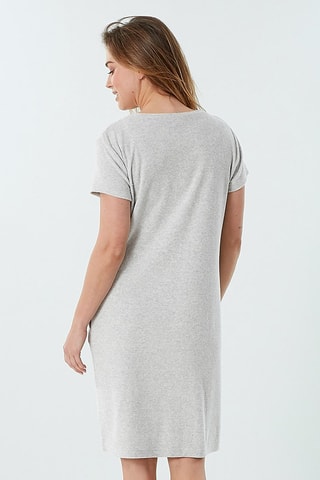Chemise de nuit Reveil en Fanfare - Gris clair