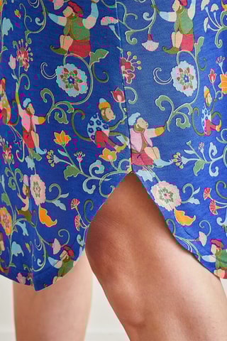 Chemise de nuit Espiègleries - Bleu et vert