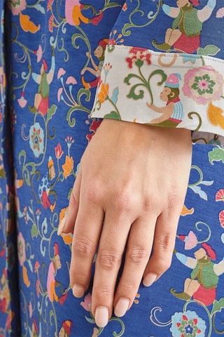 Chemise de nuit Espiègleries - Bleu et vert