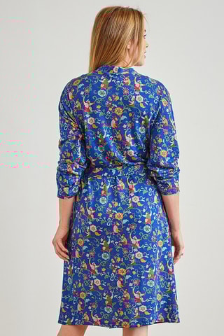 Déshabillé Balade à Kyoto - Bleu et rose