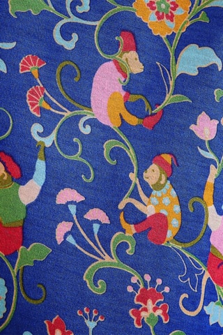 Déshabillé Balade à Kyoto - Bleu et rose