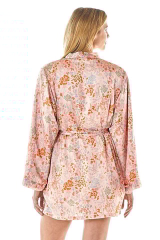 Déshabillé Douceur Matinale - Ecru et rose