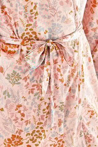 Déshabillé Douceur Matinale - Ecru et rose