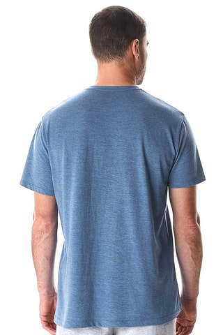 T-shirt de pyjama Ligne d'arrivée - Ciel chiné