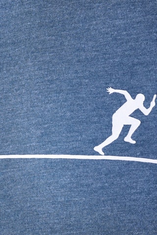 T-shirt de pyjama Ligne d'arrivée - Ciel chiné