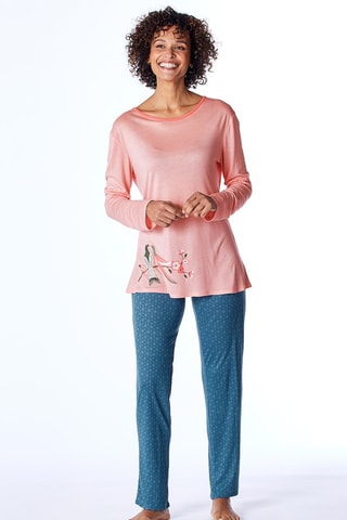 Pyjama Nuit japonaise - Rose et bleu