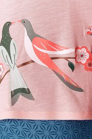 Pyjama Nuit japonaise - Rose et bleu