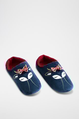 Chaussons Noel En Laponie - Vert