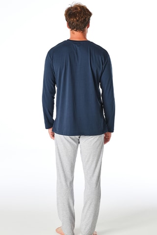 Pyjama Randonnee en Foret - Bleu marine